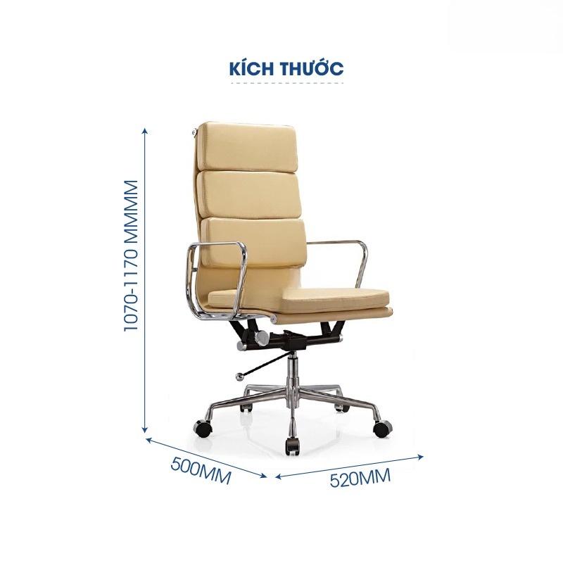Ghế xoay văn phòng da Andromedae AD05-VN